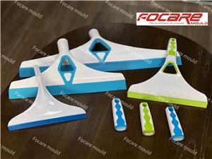 Two color 2k window squeegee shower wiper mold