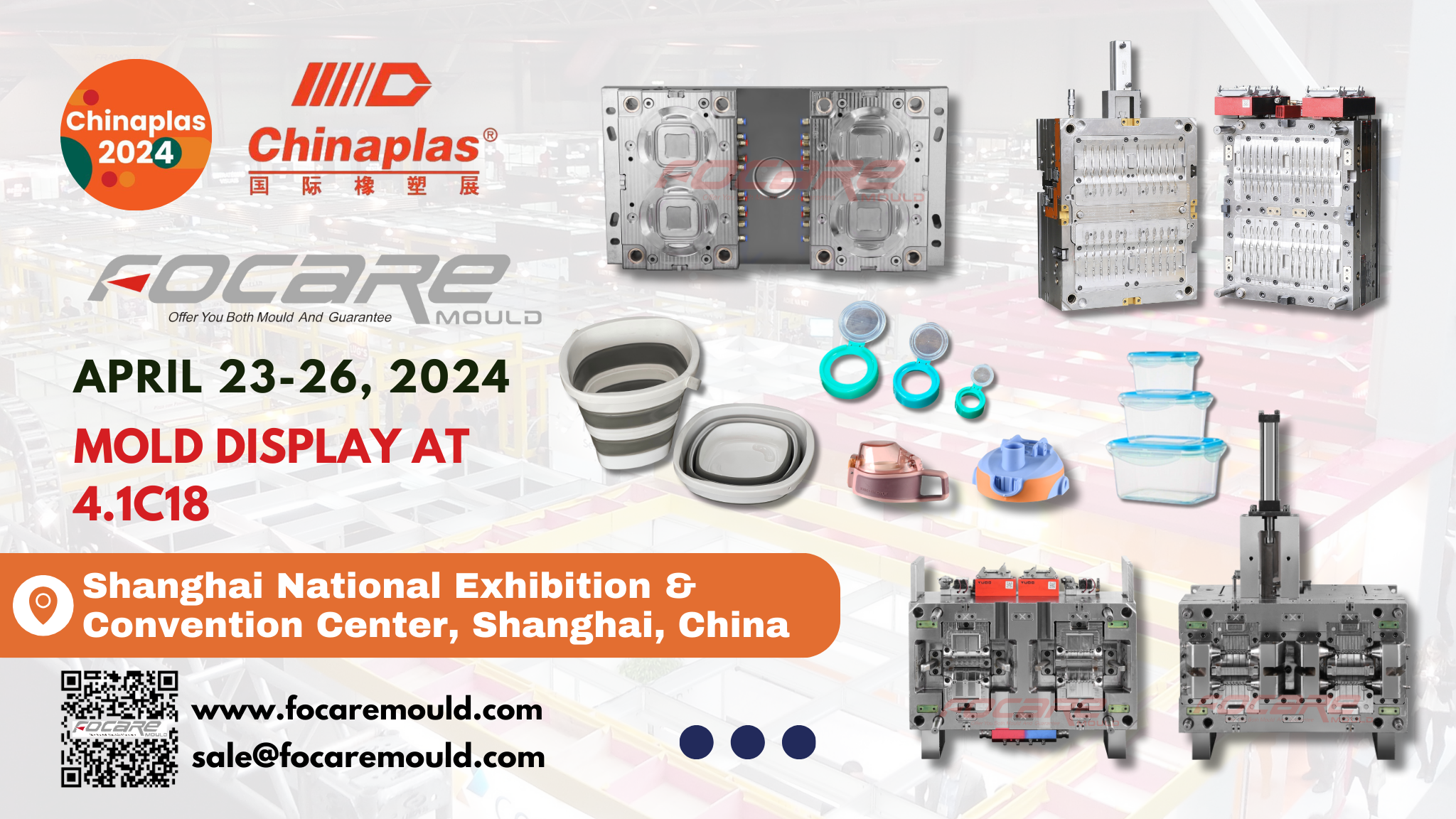 Chinaplas 2024 on 23-26th April at Shanghai, CHINA
