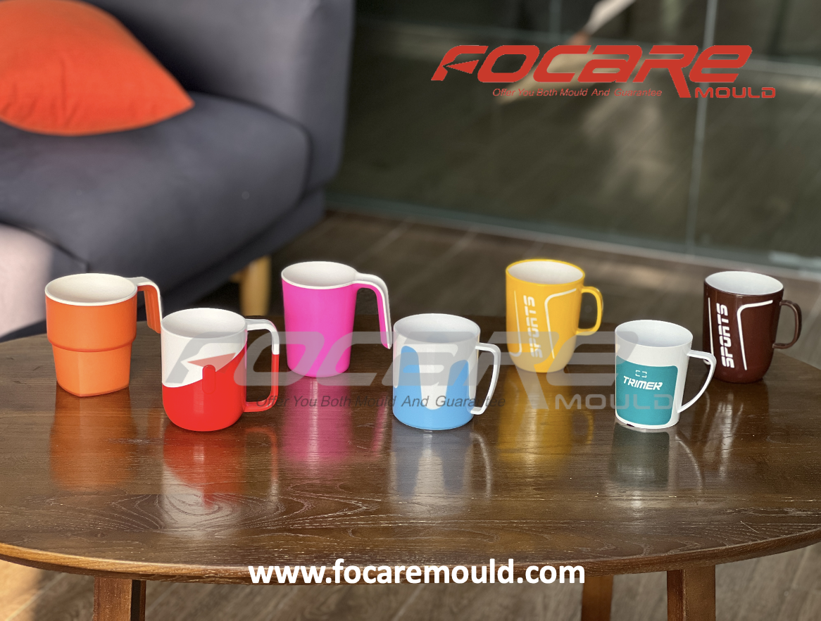 Two color mug cup mold