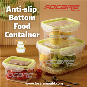 Anti-slip bottom food container mold