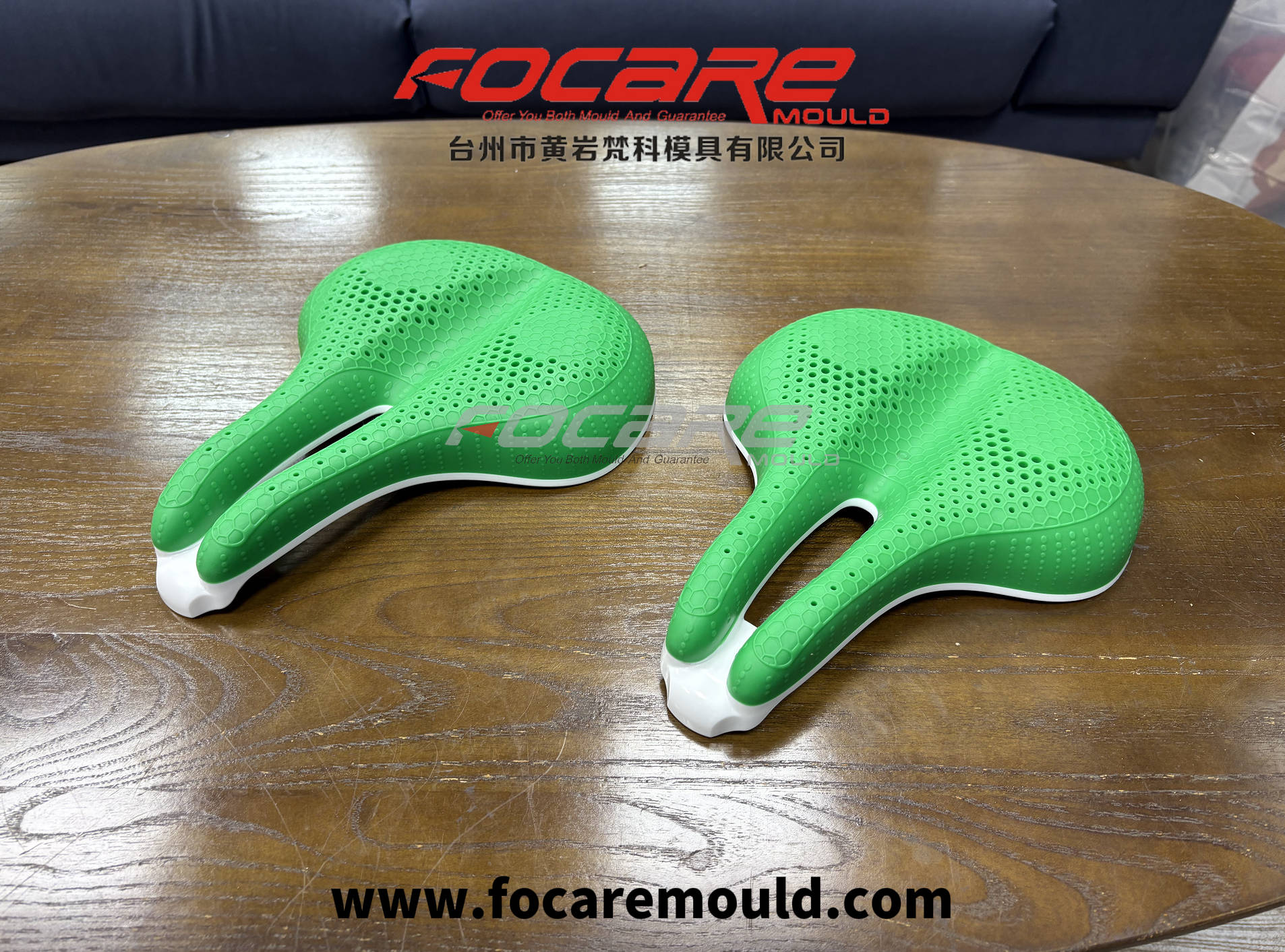Two color bike seat mold