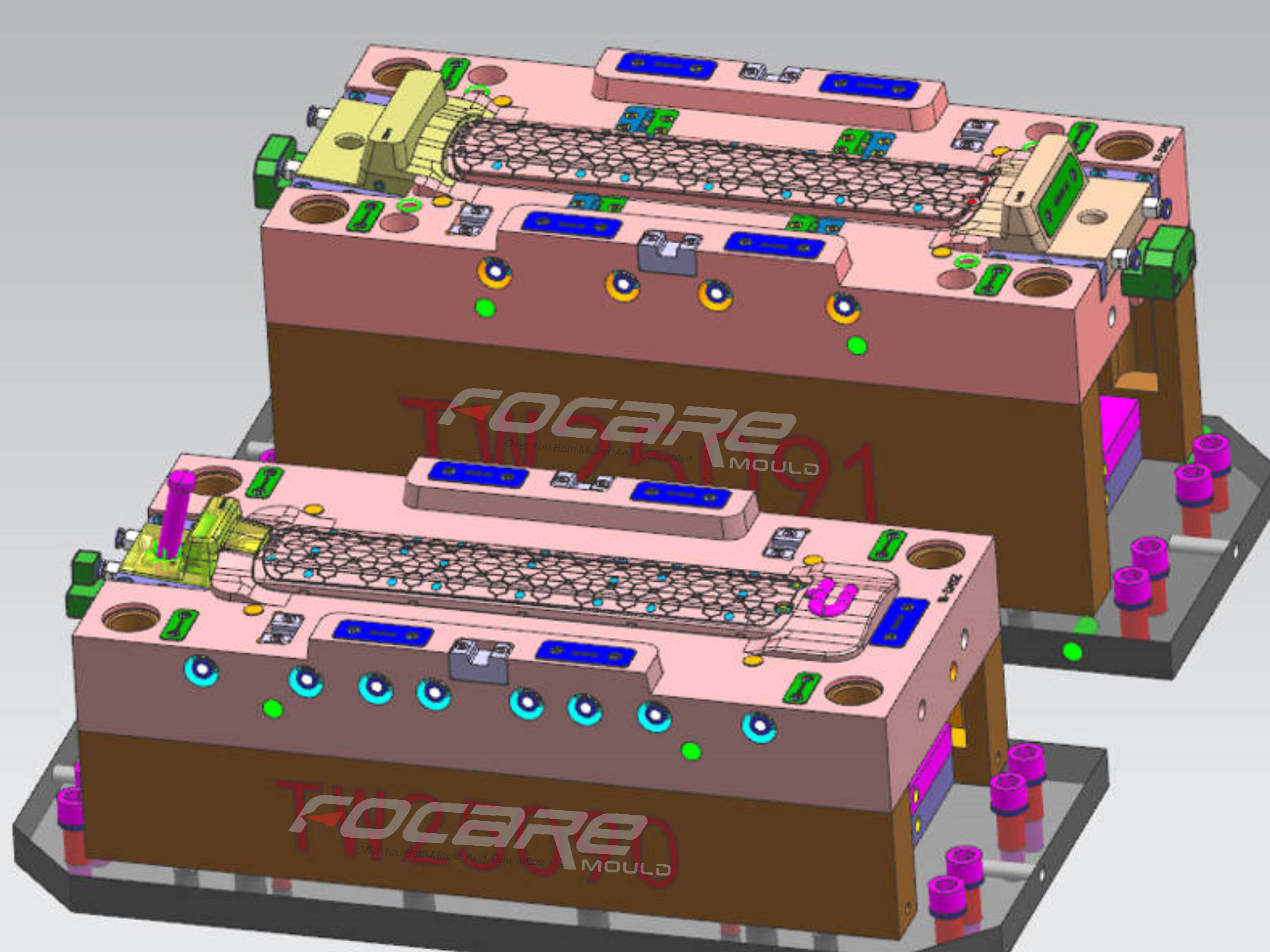 Two color mold maker