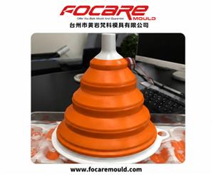 Kitchen Collapsible/Flexible Funnels Two-Color Injection Mold