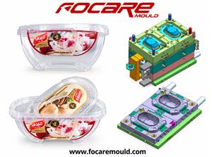 1L Ice Cream Oval Thin-Wall Container Mold