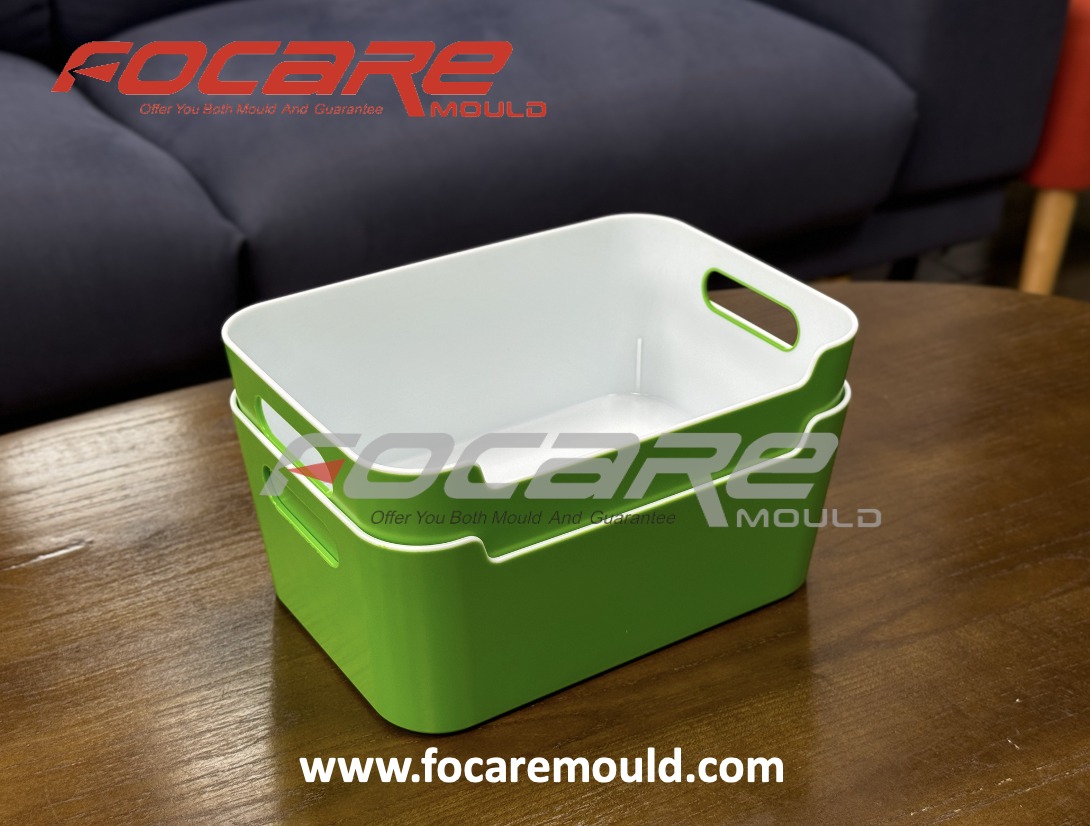 Two Color Storage Basket Mold
