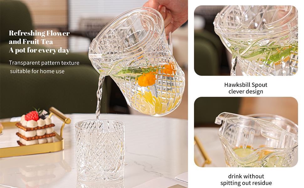 1.3L Acrylic Pitcher Injection Mold, PMMA Pitcher Mold Maker, Crystal-Style Plastic Pitcher Mold, Transparent PMMA Pitcher Mold, Plastic Injection Mold Maker China