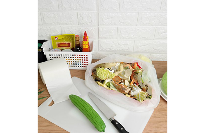 Compostable food waste bags