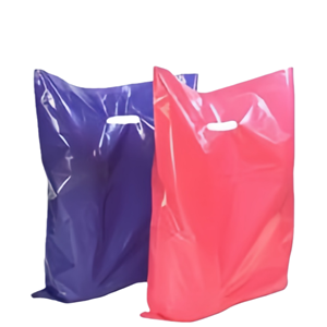 Biodegradable Merchandise Bags Die Cut Handle