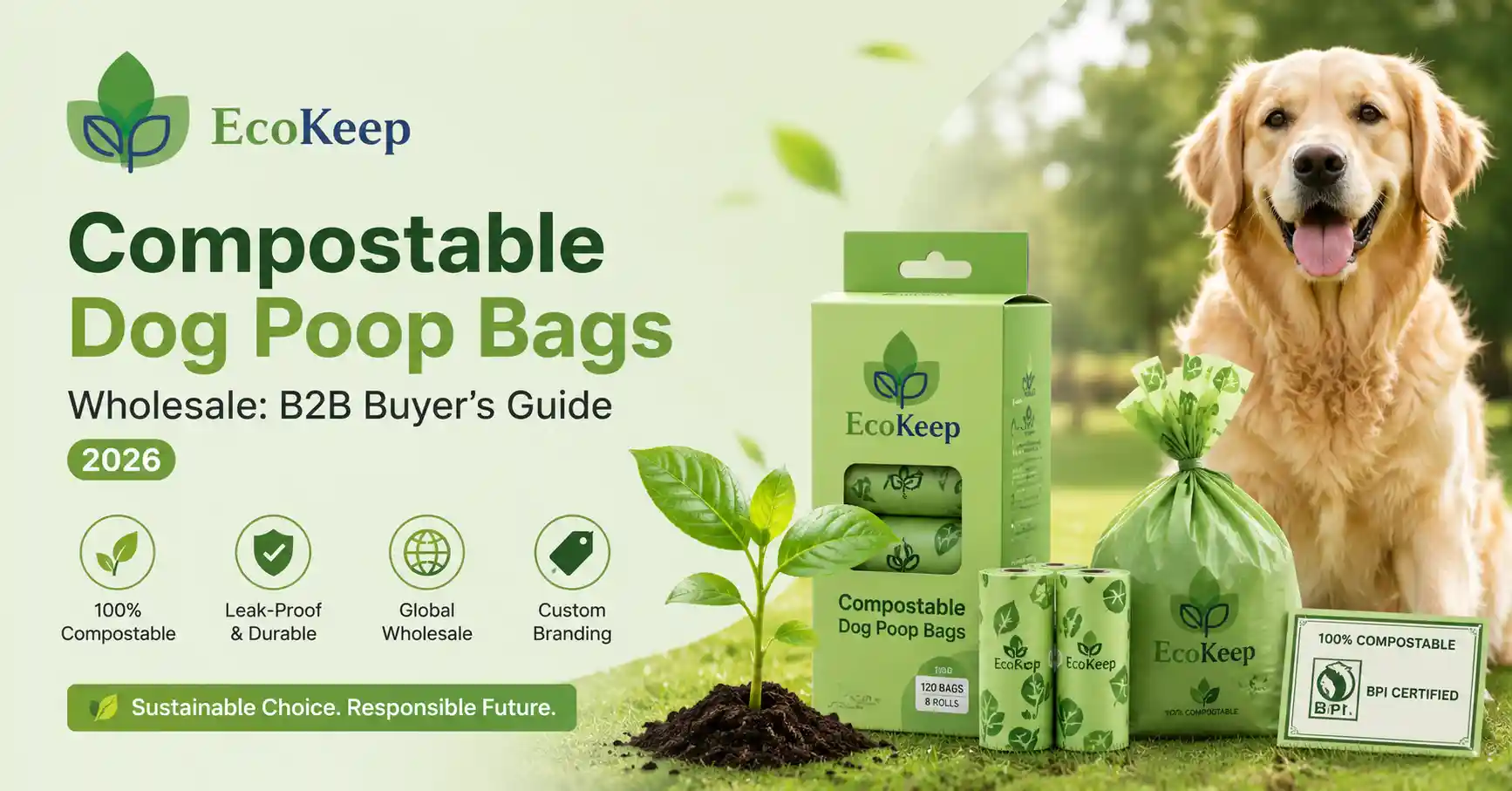 compostable dog poop bags wholesale