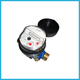 Medidor de agua fría súper seco de chorro de latón de 8 rodillos