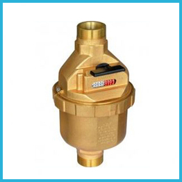 Volumetric Liquid Filled Meter Brass Body With Remote Cable
