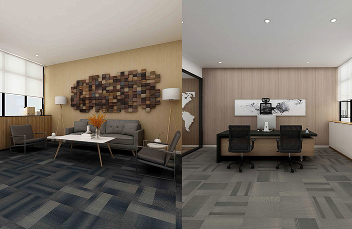 grey office carpet tiles