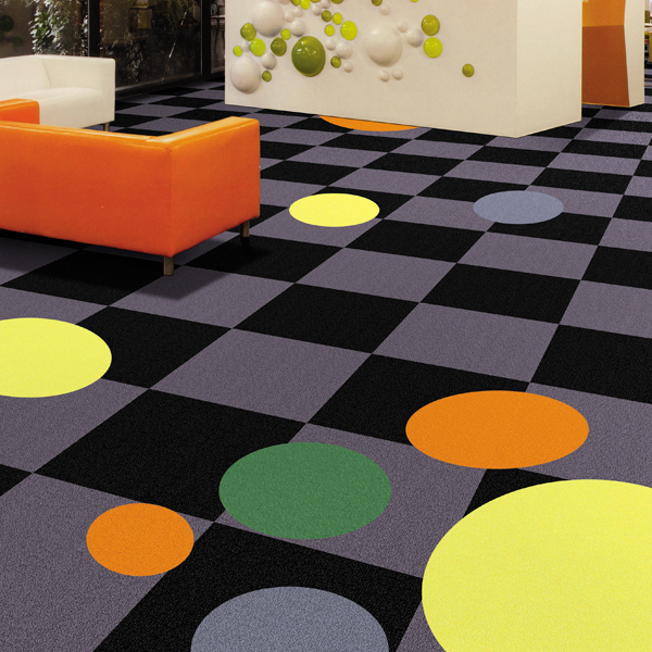 Goth Durable Nylon Material Carpet Tiles Factory