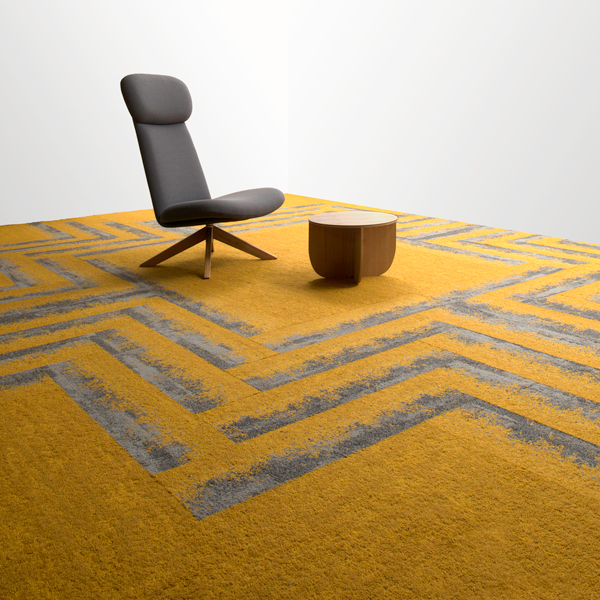 Landscape Self Adhesive Nylon Carpet Tiles Factory