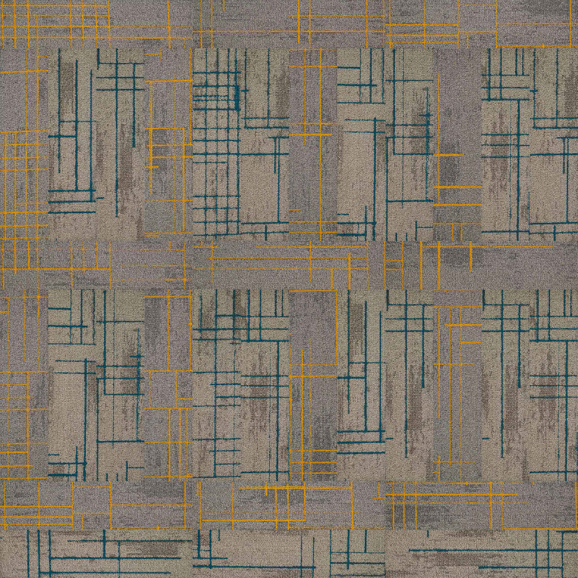 Mondrian School Printed Elegant Carpet Tiles Factory