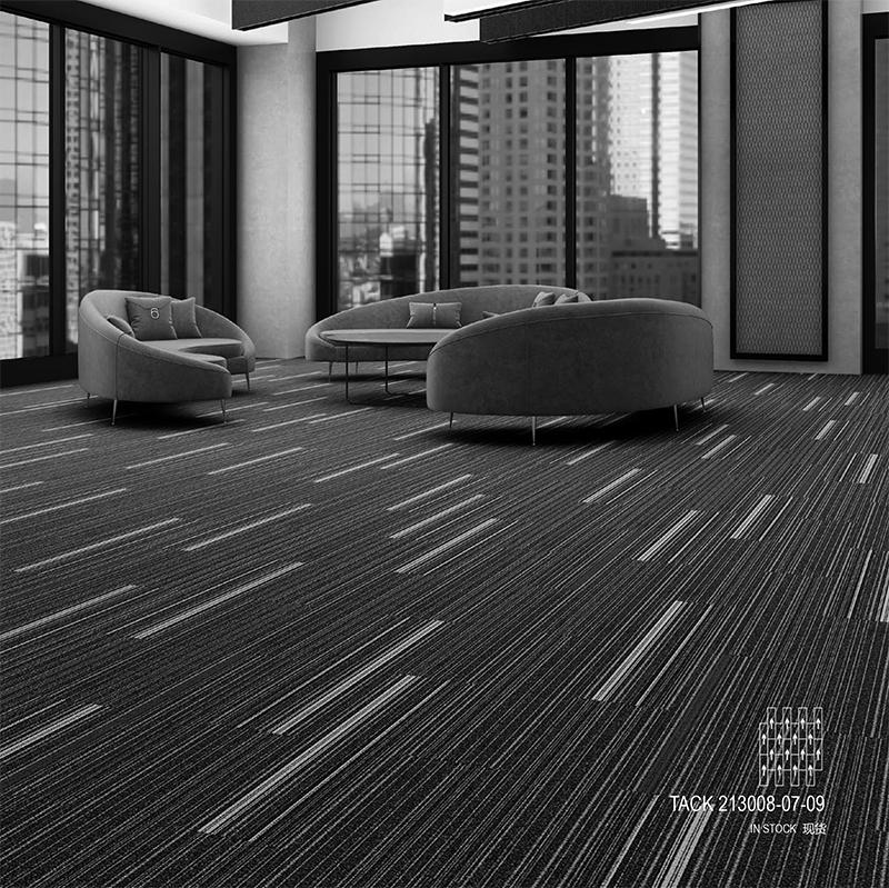 TACK213 Office Carpet Installation Square Carpet Factory