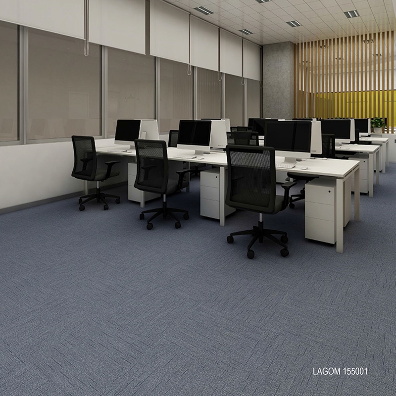 LAGOM155 Modern Removable Fireproof Nylon Carpet Tile Factory