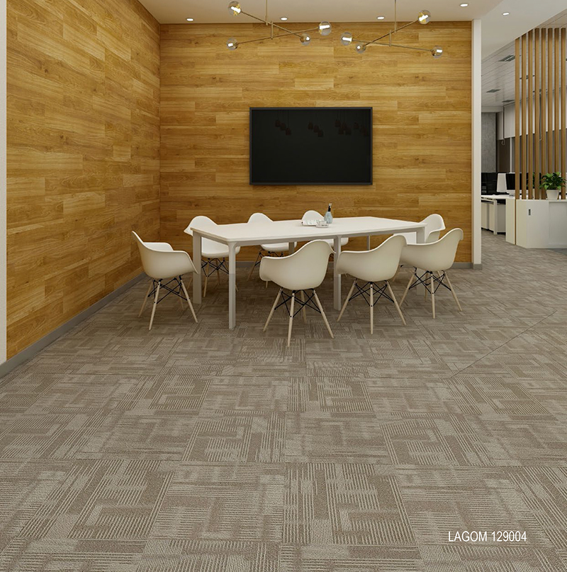 LAGOM129 Best Price Commercial Stripe Office Carpet Tiles Factory