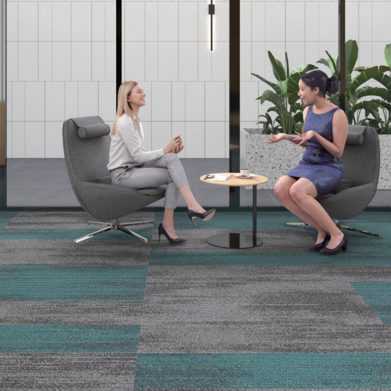 LAGOM217 Easy To Install Comercial Office Carpet Tiles Factory