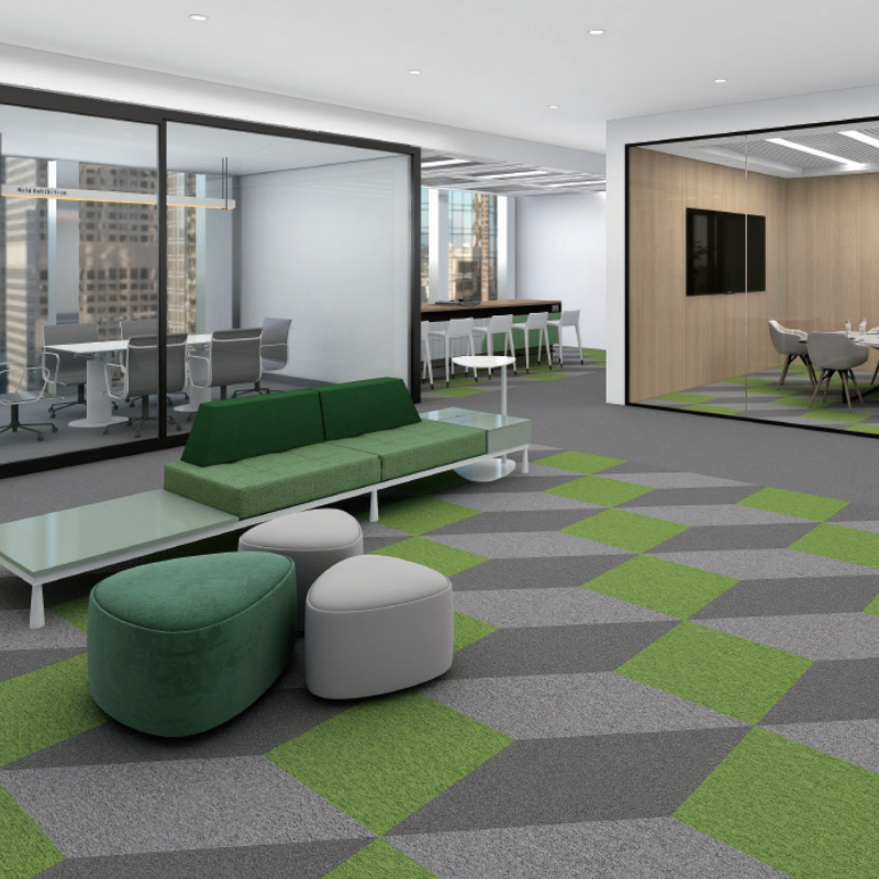 LAGOM219 Removable Soundproof Meeting Room Carpet Tile