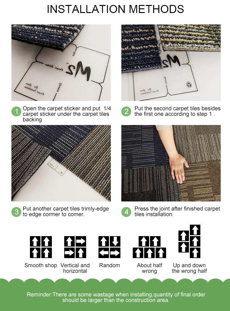 Carpet Tile Installation Method