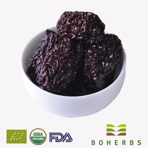 Dried Black Jujubes Certified Organic Factory