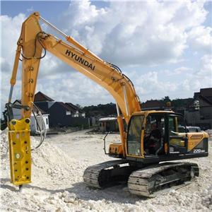 Service case in mine development and rebuild for building and road