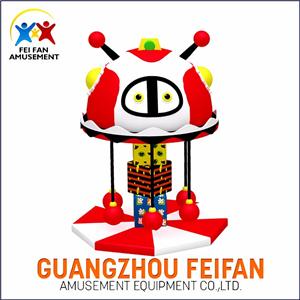 Electronic amusement park equipment Soft Merry-Go-Round kids indoor play equipment