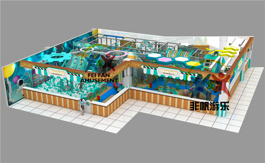 indoor soft slide playground