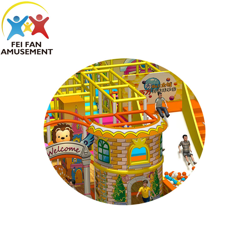 large indoor combienation playground