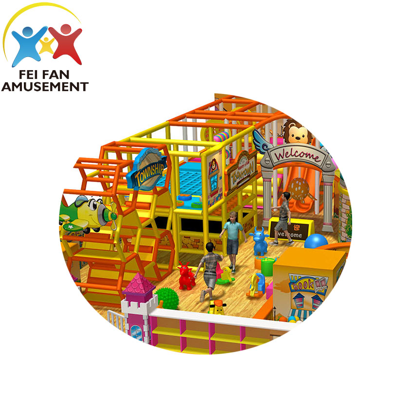 large indoor combienation playground