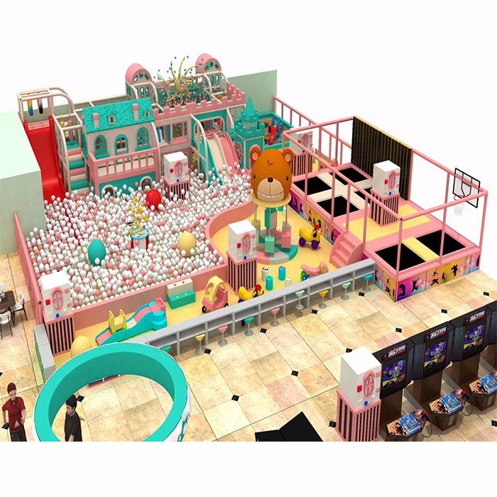 New Macaron Design Of Indoor Playground