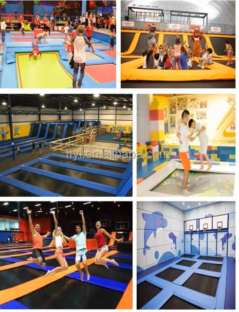 Commercial Fitness Trampoline Park Equipment for Amusement Park