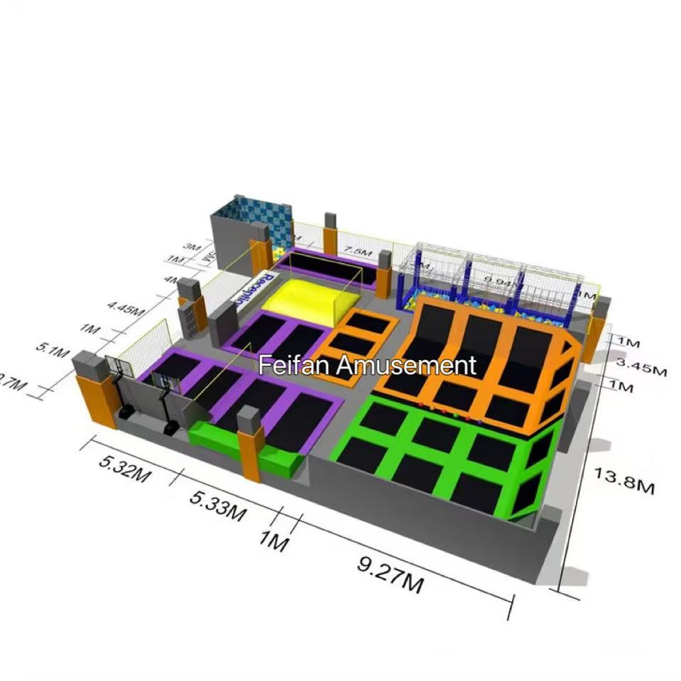 Turkey Indoor Trampoline Park Equipment