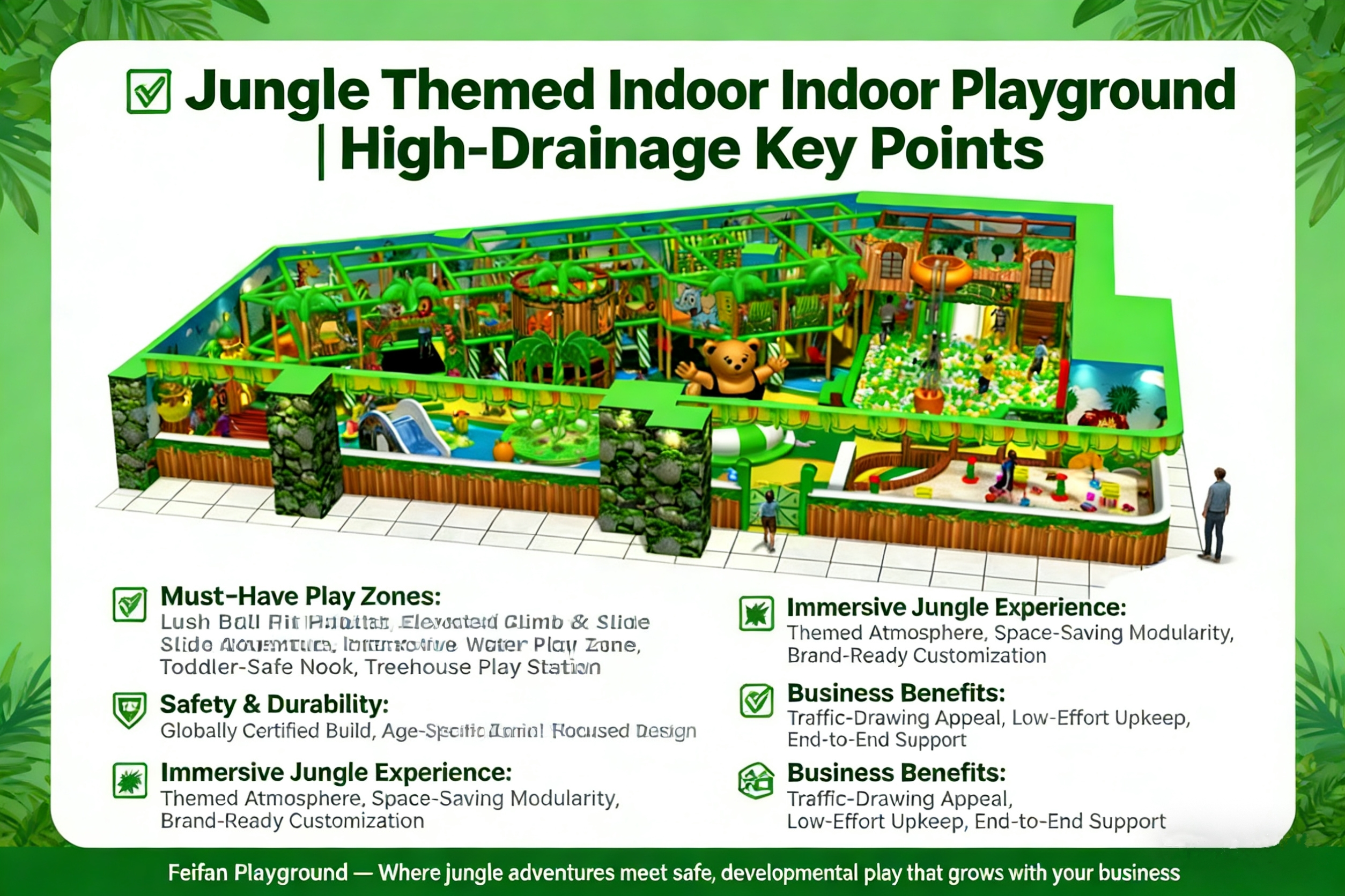 forest theme indoor playground