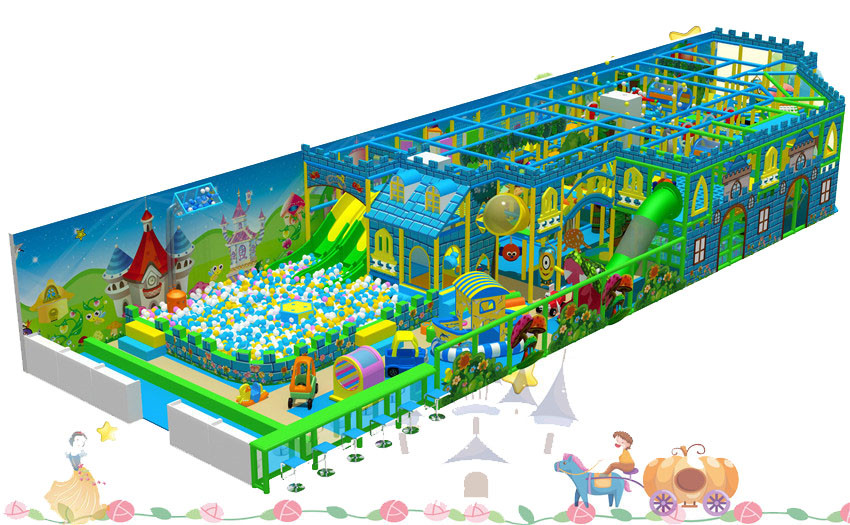 Commercial Playground For Children Play Area Non-Toxic Indoor Park Amusement Park Equipment