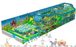 Commercial Playground For Children Play Area Non-Toxic Indoor Park Amusement Park Equipment
