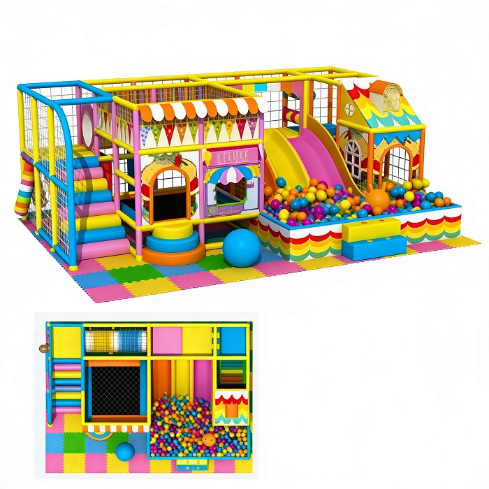 Multi-Functional Kids Indoor Playground Equipment Children Play Area Soft Naughty Castle Inside Playground