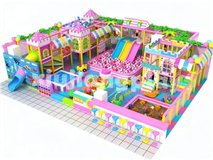 Safe-Friendly Indoor Soft Playground Equipment Pvc Wooden Baby Park