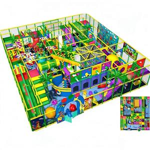Jungle-Themed Indoor Play Center Custom Indoor Play Equipment