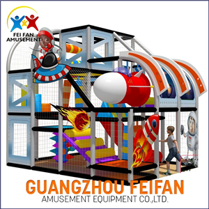 Space Theme Indoor Playground Equipment Kids Play Center Soft Clambing Structure