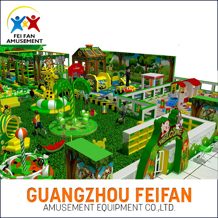 Forest-Themed Indoor Playground Kids Amusement Equipment Soft Indoor Play Zone
