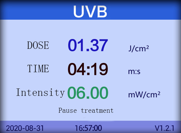 uvb phototherapy lamp