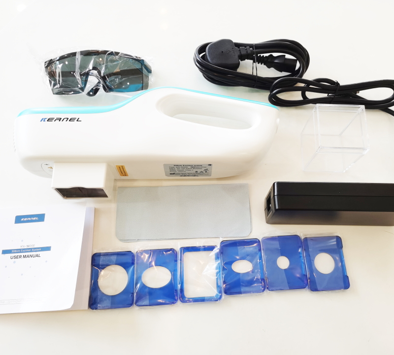 Thérapie par lumière UV pour le vitiligo au laser portable XeCl 308 nm KN-5000F