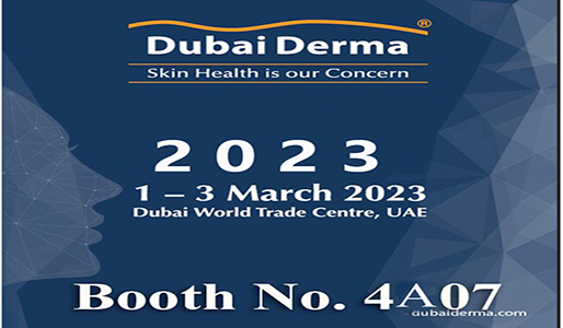 We're Waiting for you on Booth 4A07 at Dubai Derma