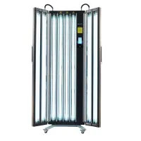 Painel de fototerapia UV de meia cabine de corpo inteiro para vitiligo psoríase KN-4004A/B/AB