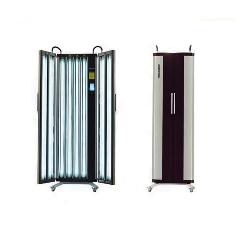 Painel de fototerapia UV de meia cabine de corpo inteiro para vitiligo psoríase KN-4004A/B/AB