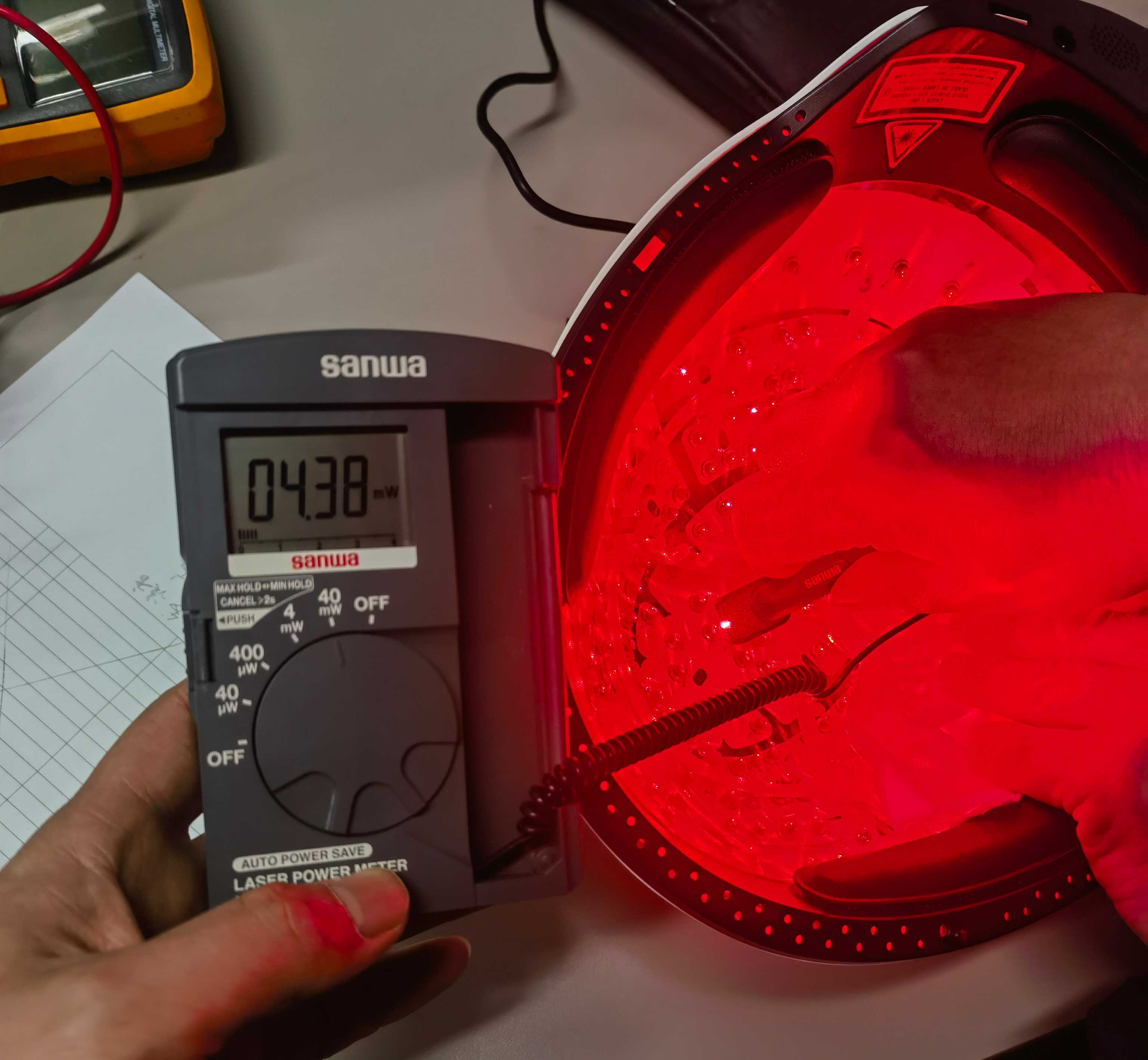 semiconductor laser hair therapy helmet