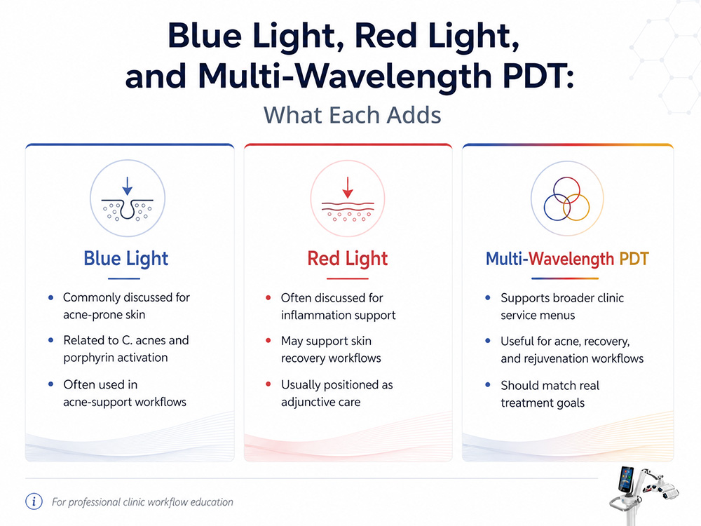 LED photodynamic therapy