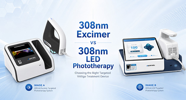 308nm Excimer Laser vs 308nm LED Phototherapy: How Clinics Should Choose Targeted Vitiligo Treatment Devices